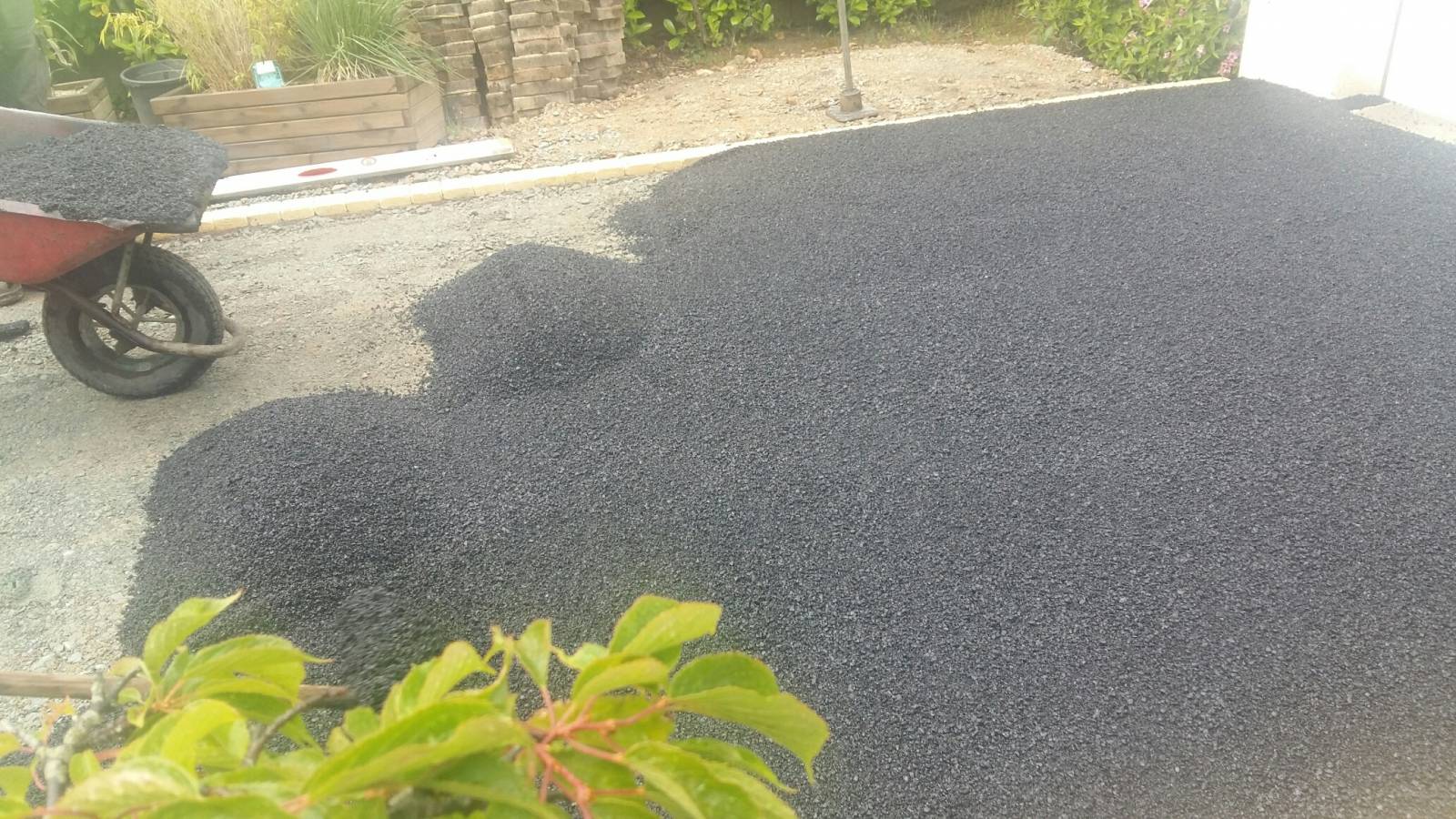 Enrobé noir à chaud