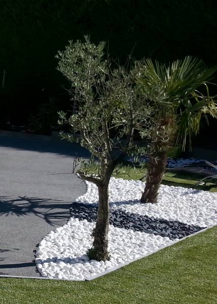 Massif Galets Blanc Spécial REVASOL Vendée