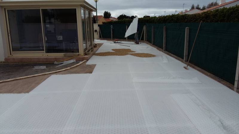 Pose de plaque alvéolaires REVASOL Vendée