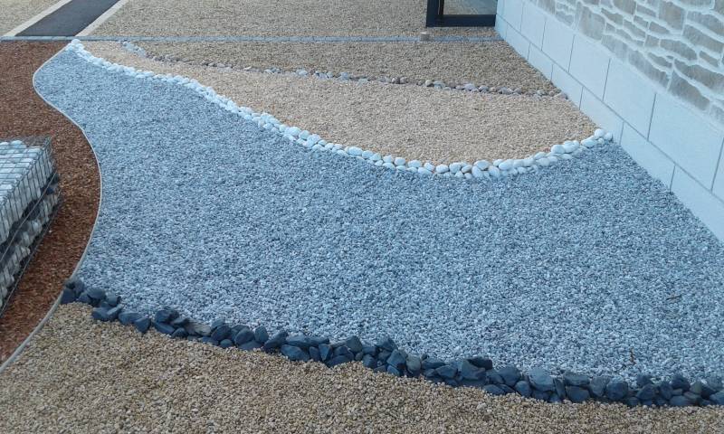 Décoration Concassé Gris Bleu Glacier 8/12 REVASOL Vendée