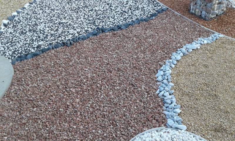 Décoration gravier Concassé Rouge Corail 8/12 REVASOL Vendée