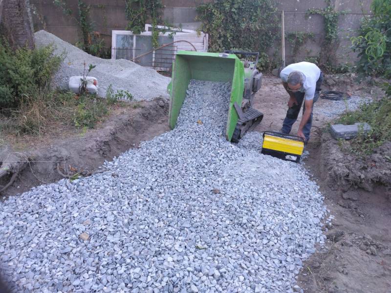 Empierrement allée parking Loire Atlantique