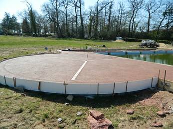 Camping en béton poreux vendée