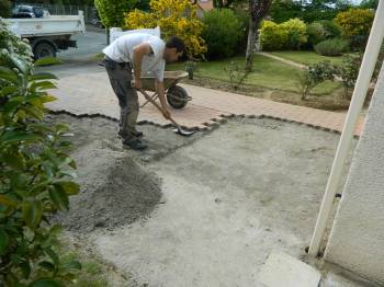 Enlèvement des pavés