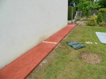 Contours de maison en béton la roche sur yon