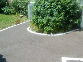 Allée de jardin béton poreux la rochelle