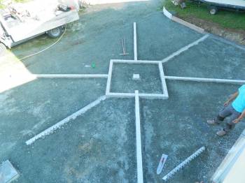 Pose pavés pour béton poreux la rochelle