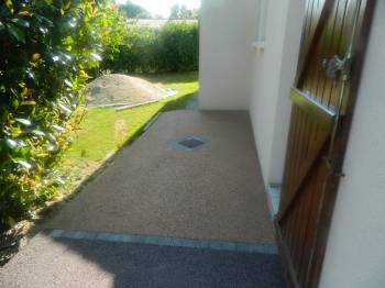 Allée en béton poreux la roche sur yon