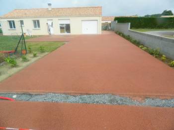 Allée béton les herbiers