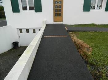 Allée de jardin en béton la rochelle