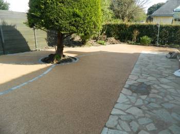 Terrasse en béton poreux nantes