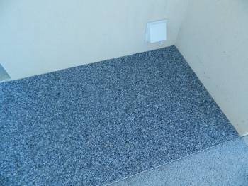 Terrasse en moquette de pierre la rochelle