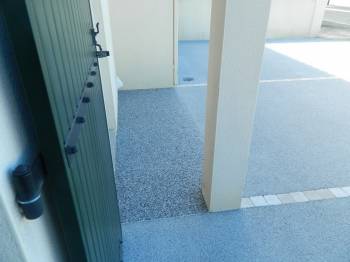 Pose béton drainant et graviers résine la rochelle