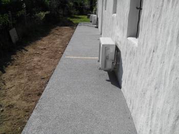 Trottoir en revêtement perméable REVASOL vendée