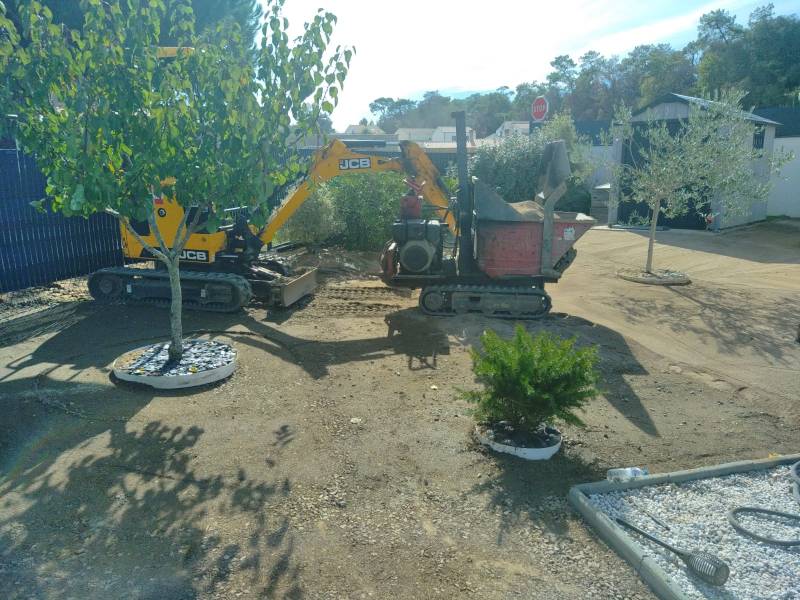 Terrassement à la mini pelle Vendée