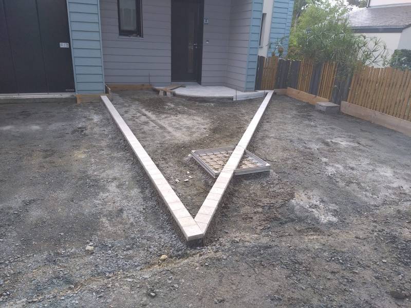 Mise en place de pavés dilatation Couëron