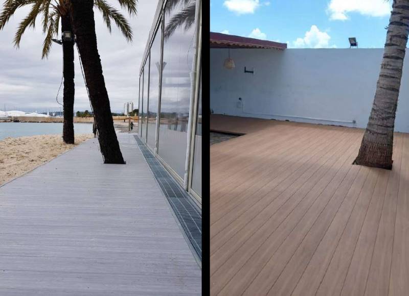 Terrasse extérieur Les Sables