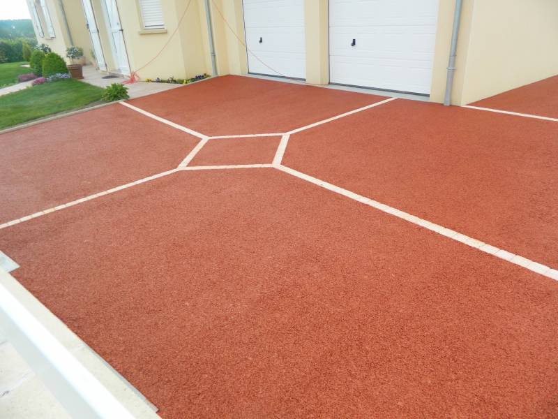 Parking en béton poreux vendée