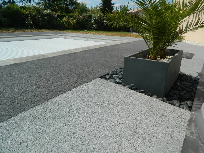 Plage de piscine GRIS SOURIS REVASOL