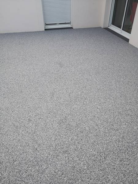 Terrasse en REVASTONE (Gris Bleu Glacier) REVASOL