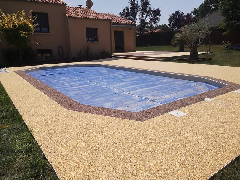 APRES (Pose de la résine drainante REVASTONE) REVASOL