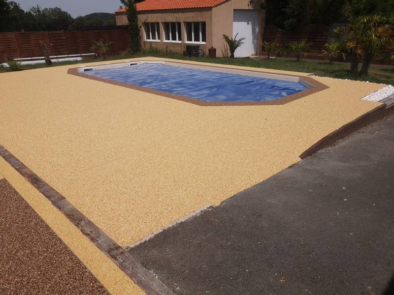 APRES (Pose de la résine drainante REVASTONE) REVASOL