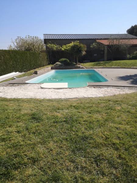 Terrasse en cours de réparation