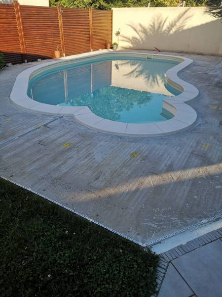 AVANT (pose des profils alu) REVASOL