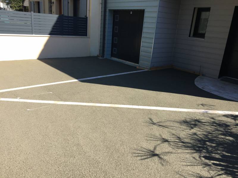 Béton drainant gris souris Couëron