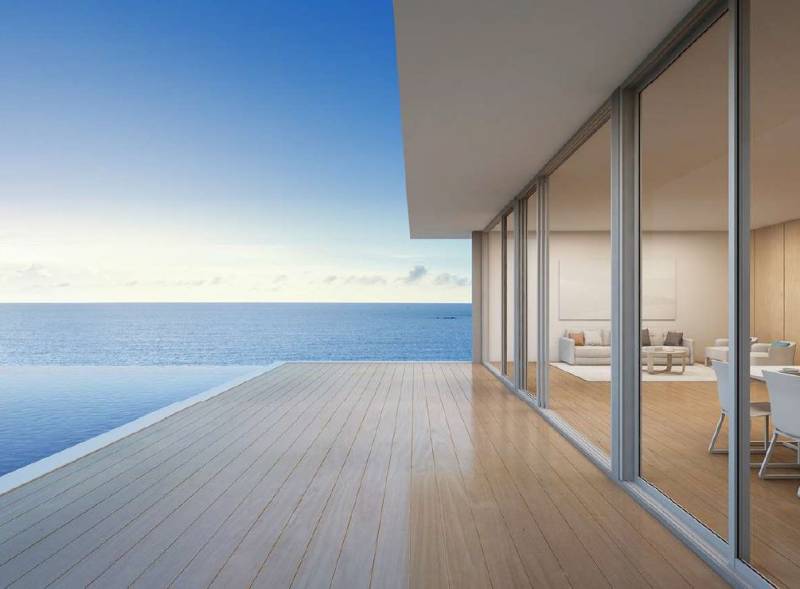 Terrasse en l'âmes alu