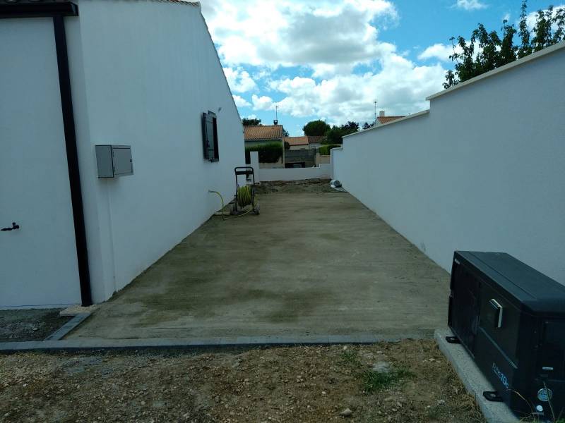 Terrassement pour les graviers Périgny