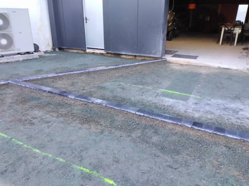 Pose des pavés de joint dilatation Clavette