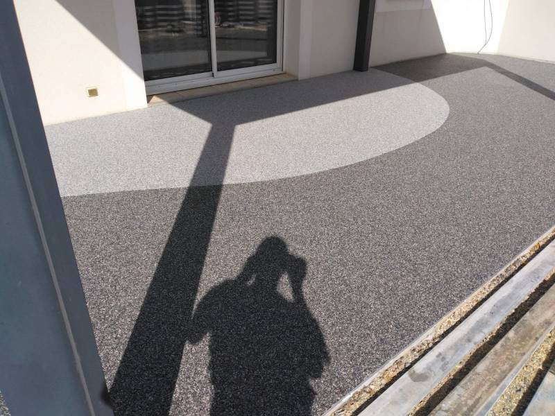 Terrasse bi couleur Coex