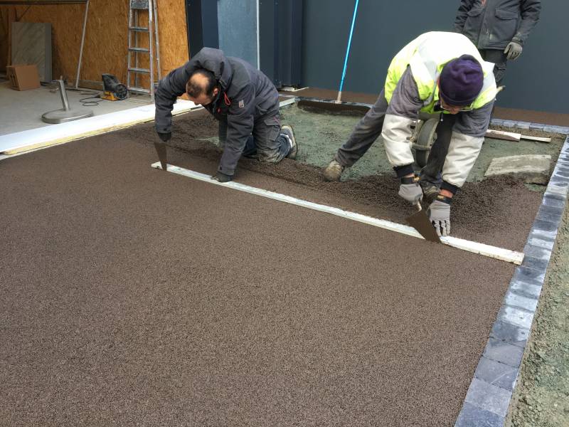 Découpage des joints de dilation à sec Clavette