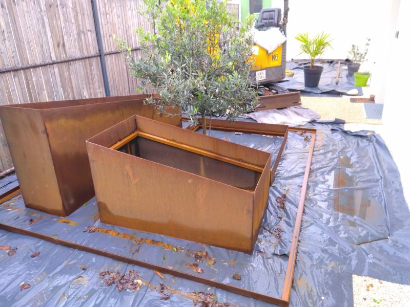 Mise en place de jardinières à Chatelaillon