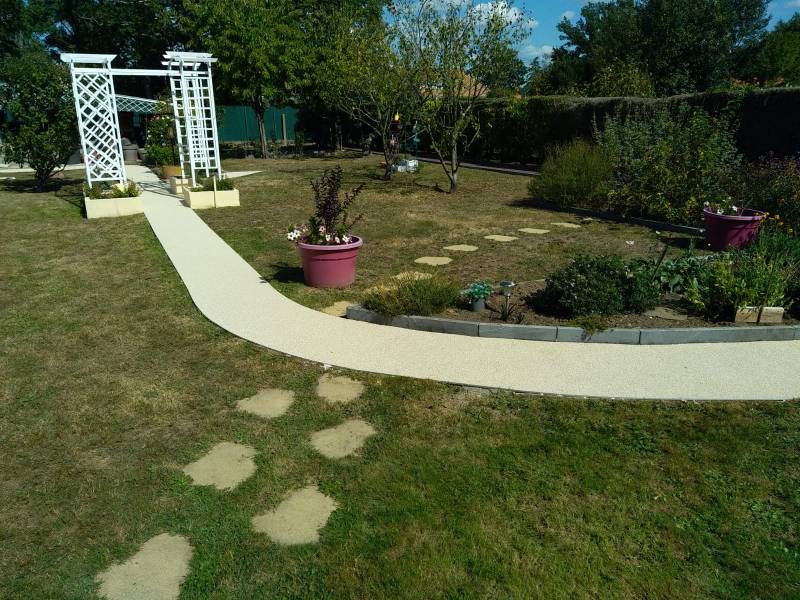 Chemin de moquette de gom couleur Sable à Vertou