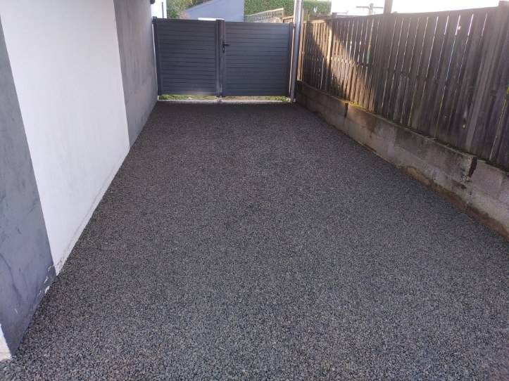 Pose du gravier stabilisé Saint Luce sur Loire