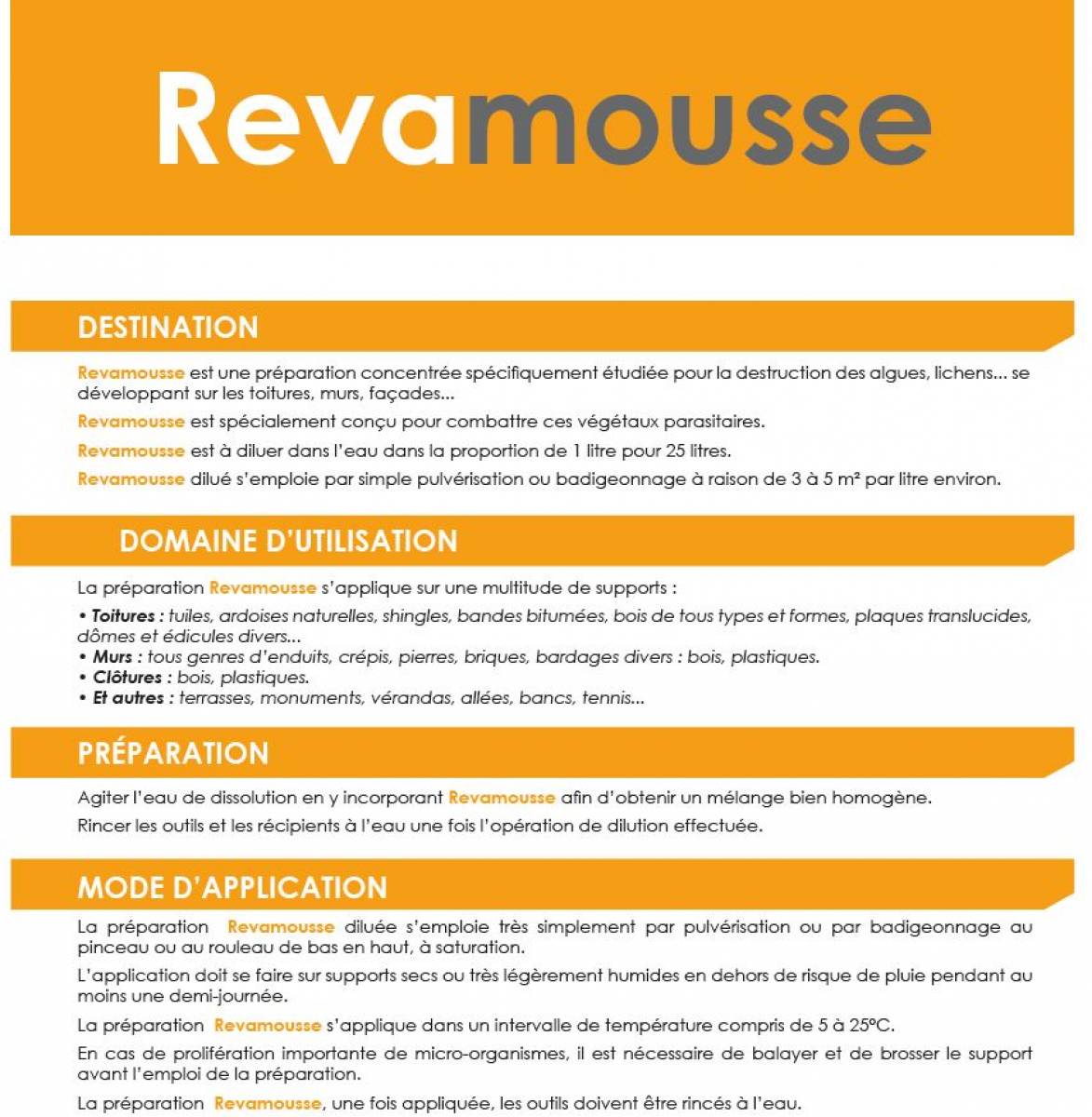 Antimousse REVAMOUSSE