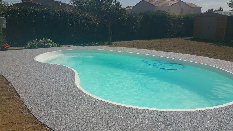 Moquette de pierre plage de piscine
